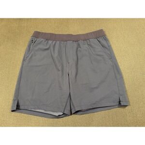 Public Rec Shorts Mens 38 Storm Blue Drawstring Pull On Stretch Performance NWOT